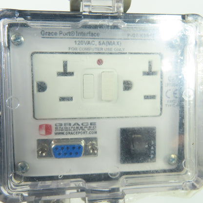 Grace P-Q7-K3RF3 Panel Interface Connector 120VAC 5A Panel Mount NEW