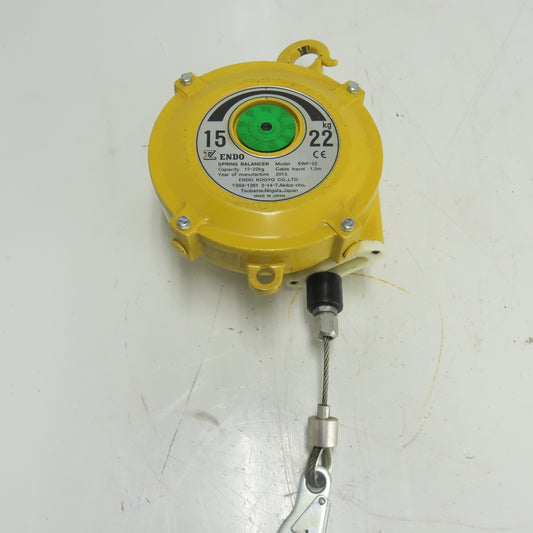 Endo EWF-22 Spring Balancer 15-22kg Capacity 1.5m Cable Travel