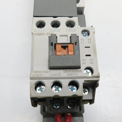 IronHorse HMC-12D Magnetic Contactor 12A HMMP-32HR Manual Motor Starter 6FLA