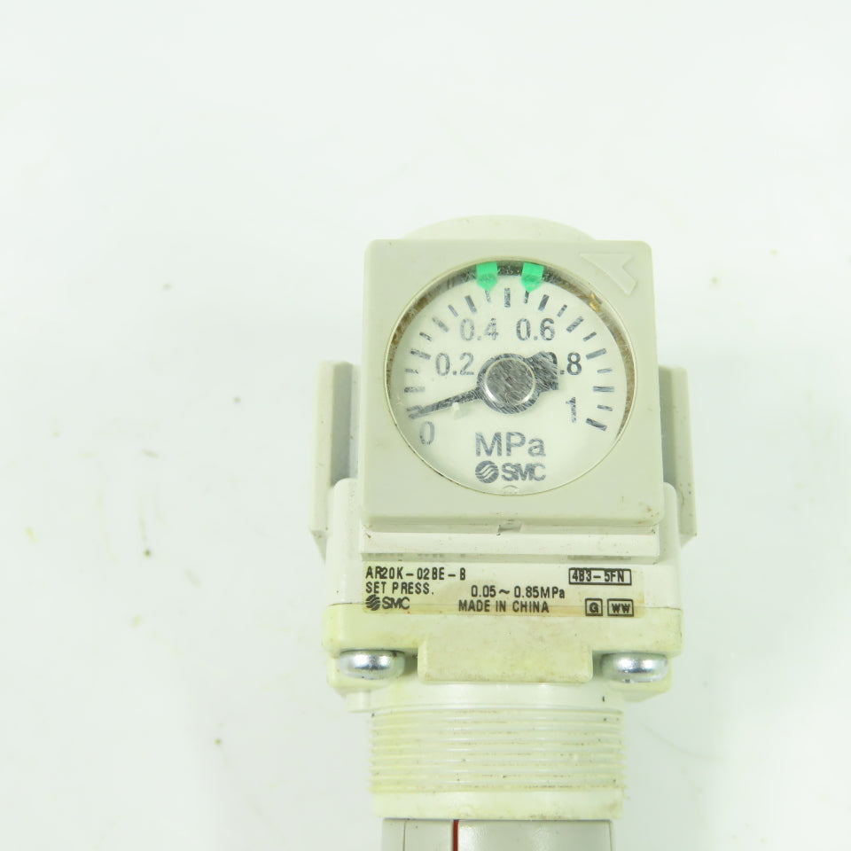 SMC AR20K-02BE-B Modular Air Pressure Regulator 1/4" NPT 0.05-0.85MPa