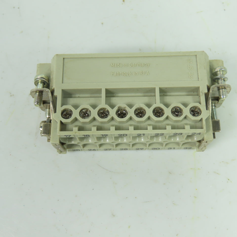 Harting 09330162601 Han 16E-M 16-Pole Male Connector Insert 500V 16A
