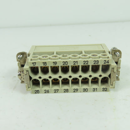 Harting 09330162601 Han 16E-M 16-Pole Male Connector Insert 500V 16A