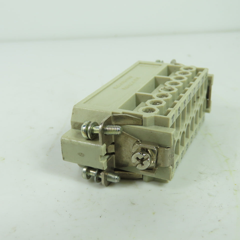 Harting 09330162601 Han 16E-M 16-Pole Male Connector Insert 500V 16A