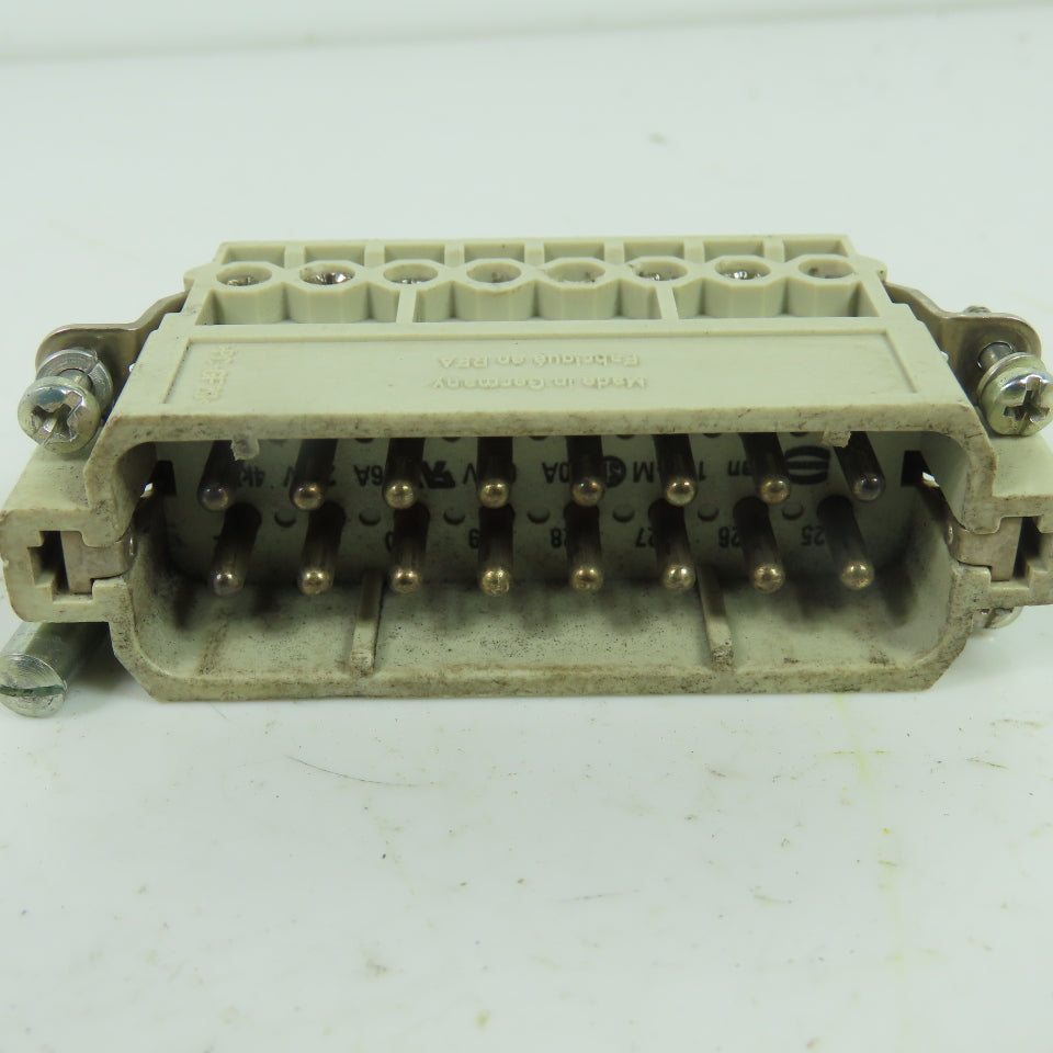 Harting 09330162601 Han 16E-M 16-Pole Male Connector Insert 500V 16A