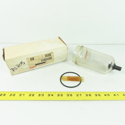 Schrader Bellows PS205 Polycarbonate Pneumatic Replacement Bowl NEW