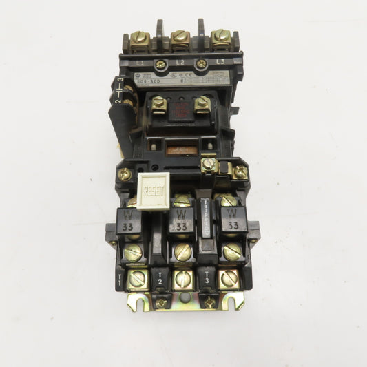 Allen-Bradley 509-AOD NEMA Size 0 Magnetic Motor Starter 115-120V Coil