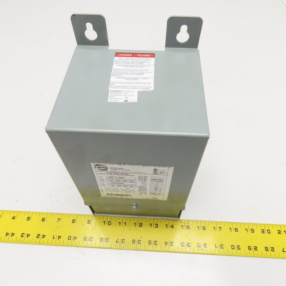 Hammond C1F1C0LES 1.0kVA Transformer 240Vx480V 120V/240V 1Ph