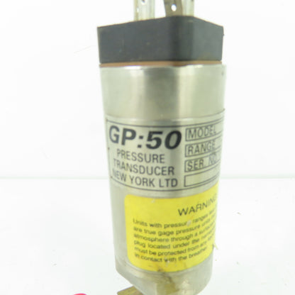 GP:50 211-A Pressure Transducer 0-300 PSIG Stainless Steel