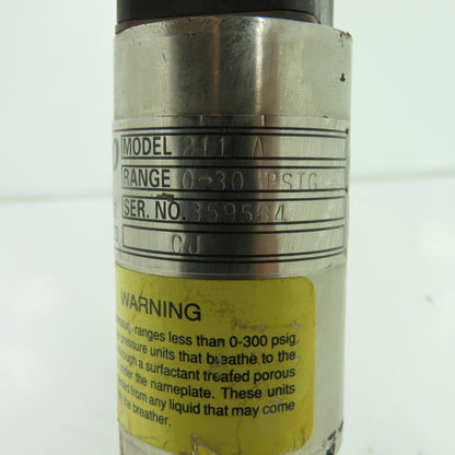 GP:50 211-A Pressure Transducer 0-300 PSIG Stainless Steel