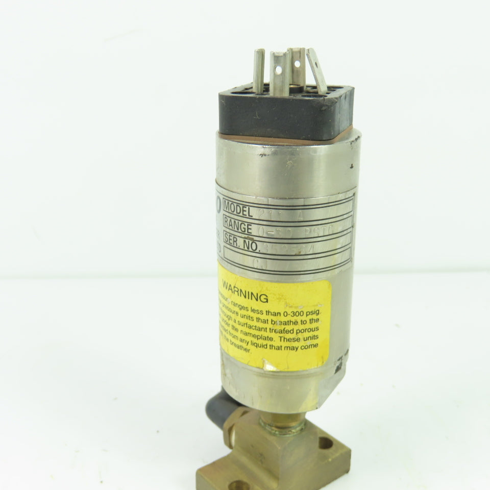 GP:50 211-A Pressure Transducer 0-300 PSIG Stainless Steel