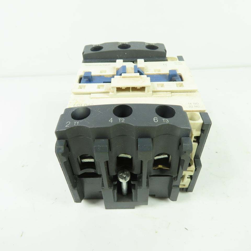 Telemecanique LP1 D4011 LC1 D40 3-Pole Magnetic Contactor 600V 60A 3Ph