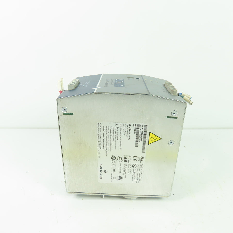 Sola SDN 20-24-100C Power Supply 100-240VAC Input 24VDC 20A Output