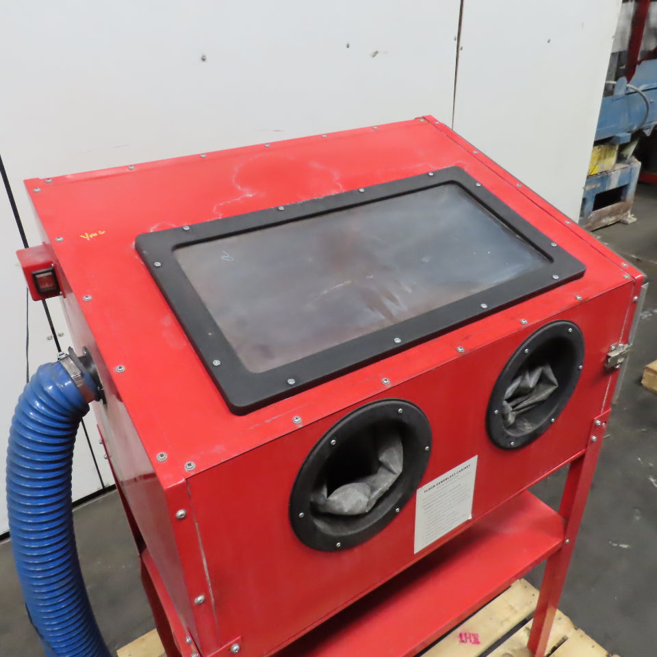 SWSBC/07488 40lb Capacity Steel Core Floor Sandblasting Cabinet