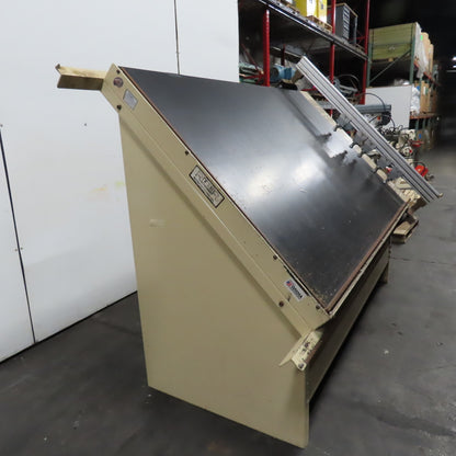 Ritter R215 E/A 5' x 8' Face Frame Assembly A Frame Table 5 Pneumatic Clamps
