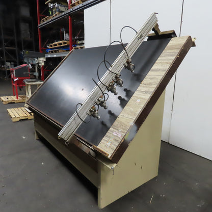 Ritter R215 E/A 5' x 8' Face Frame Assembly A Frame Table 5 Pneumatic Clamps