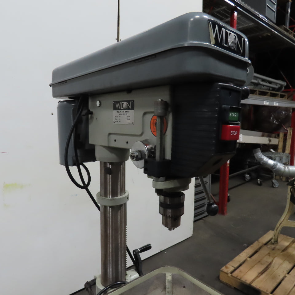Wilton 2500 15" Floor Mount Drill Press 3/4HP 1Ph 115/230V 11.5"x 11.5" Table