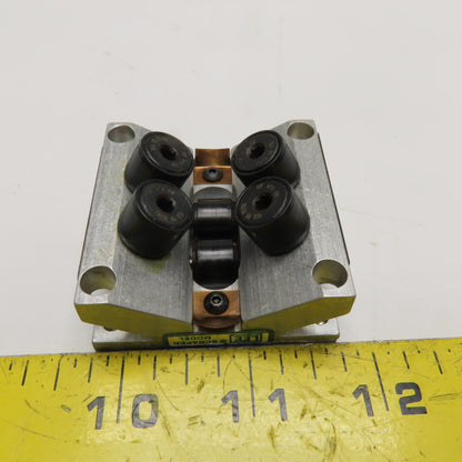 Lee Linear DPB-08-OPN-S Double Roller Bearing Pillow Block with Scraper