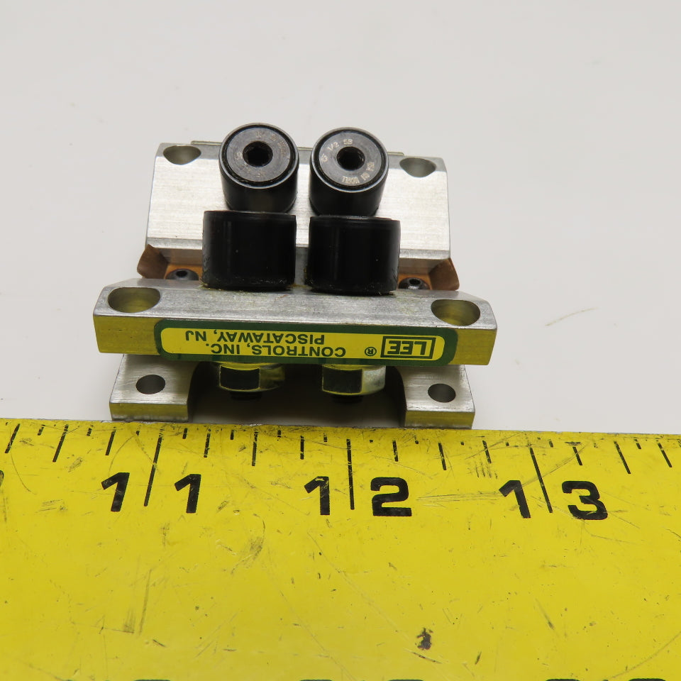 Lee Linear DPB-08-OPN-S Double Roller Bearing Pillow Block with Scraper