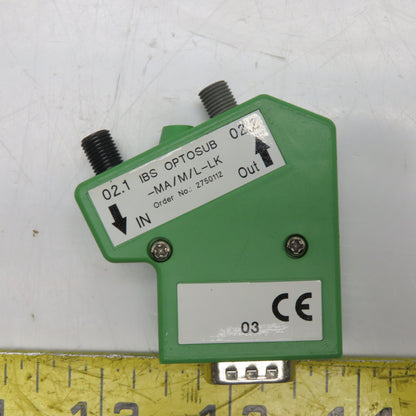 Phoenix Contact 2750112 IBS OPTOSUB Interbus Fiber Optic Converter