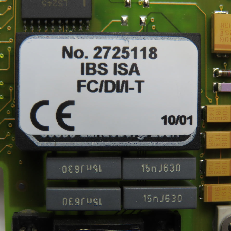 Phoenix Contact 2725118 IBS ISA FC/DI/I-T ISA BUS CPU Card
