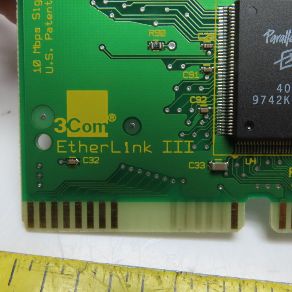 3 COM 03-0110-010 Rev B 3C5098-TPC Etherlink III Ethernet Card 10Mbps