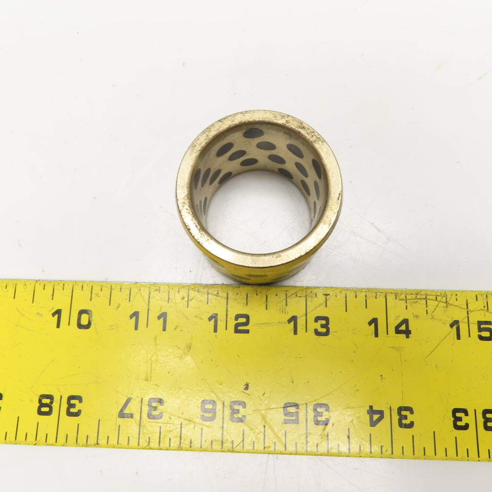 35x45x35mm Graphite Plugged Bronze Sleeve Bearing