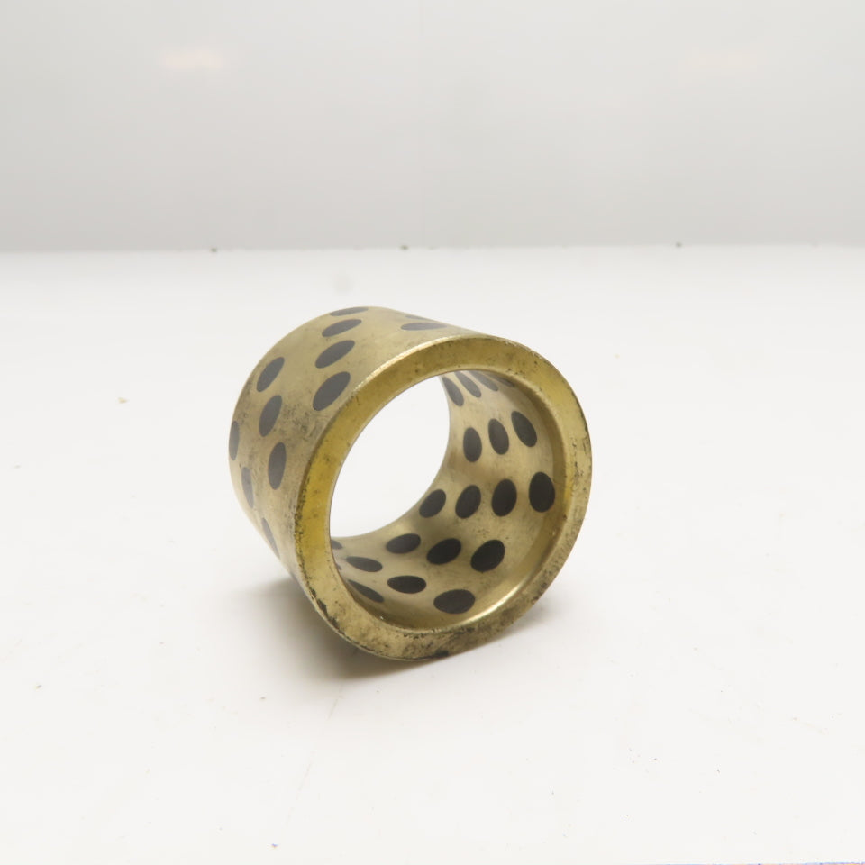 35x45x35mm Graphite Plugged Bronze Sleeve Bearing