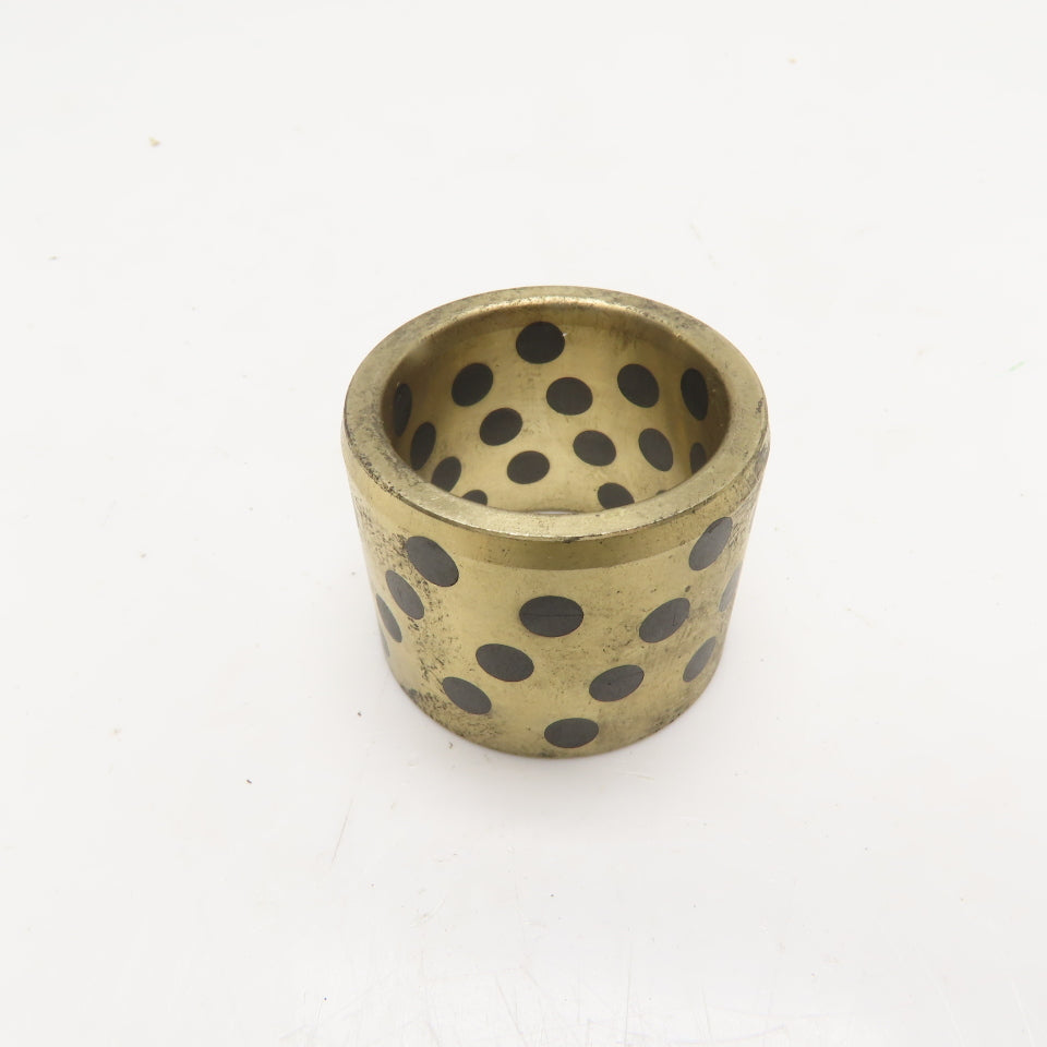 35x45x35mm Graphite Plugged Bronze Sleeve Bearing