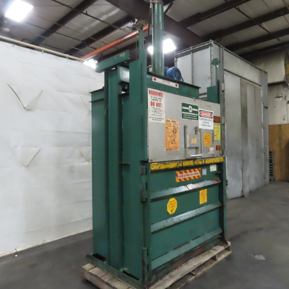 Load King VB-6036-WL 36" x 60" Cardboard Trash Vertical Compactor Baler 10Hp 3Ph