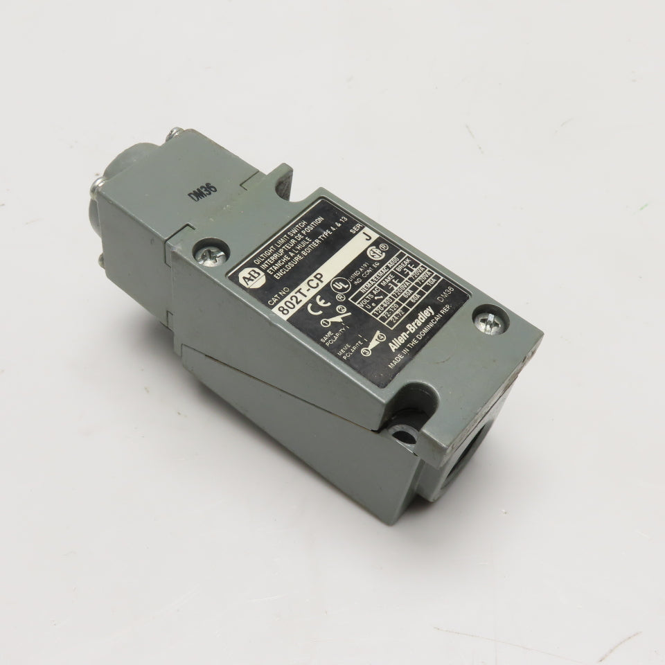 Allen-Bradley 802T-CP Oiltight Limit Switch 600VAC 10A