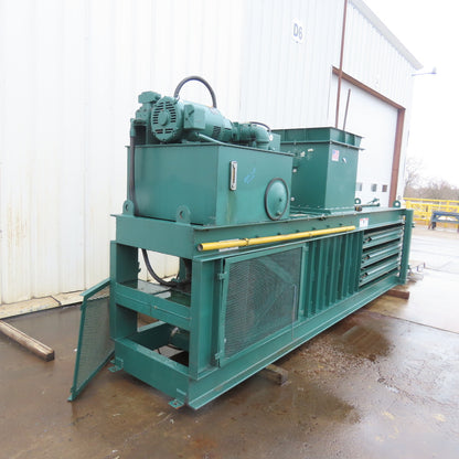 Selco HS12 30"x 36"x 63" Horizontal Cardboard Trash Compactor Baler 20HP 3Ph