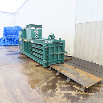 Selco HS12 30"x 36"x 63" Horizontal Cardboard Trash Compactor Baler 20HP 3Ph