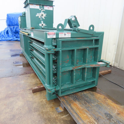 Selco HS12 30"x 36"x 63" Horizontal Cardboard Trash Compactor Baler 20HP 3Ph