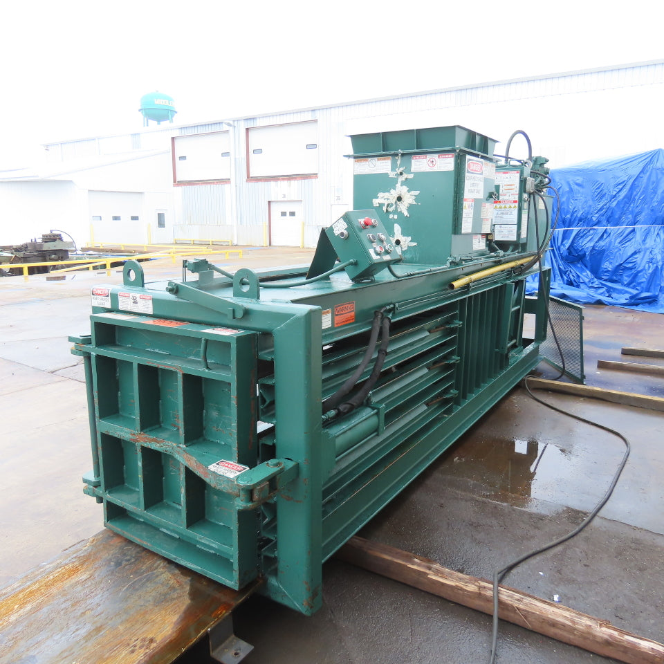 Selco HS12 30"x 36"x 63" Horizontal Cardboard Trash Compactor Baler 20HP 3Ph