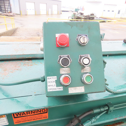 Selco HS12 30"x 36"x 63" Horizontal Cardboard Trash Compactor Baler 20HP 3Ph