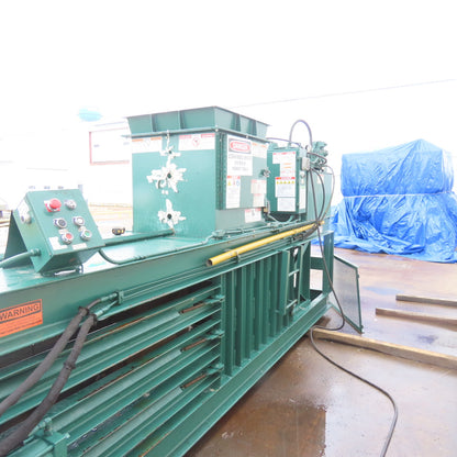 Selco HS12 30"x 36"x 63" Horizontal Cardboard Trash Compactor Baler 20HP 3Ph