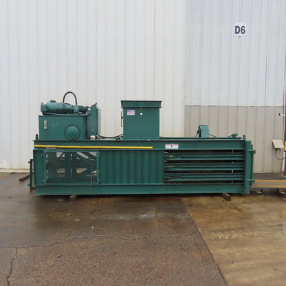 Selco HS12 30"x 36"x 63" Horizontal Cardboard Trash Compactor Baler 20HP 3Ph