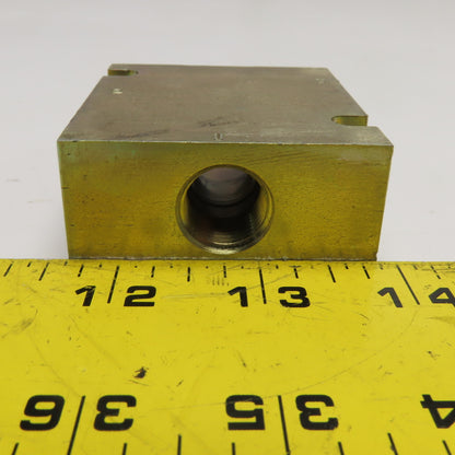 Parker B08 3 6P 3 Way Hydraulic Manifold Block