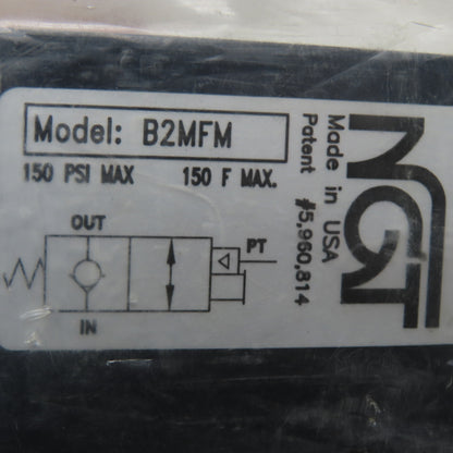 NGT B2MFM Pilot Operated Check Valve 1/8" NPT 150PSI