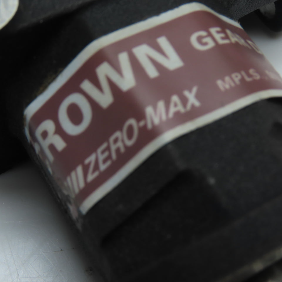 Zero-Max 154806 1:1 Ratio Crown Right Angle Gear Drive 1/2" Shaft