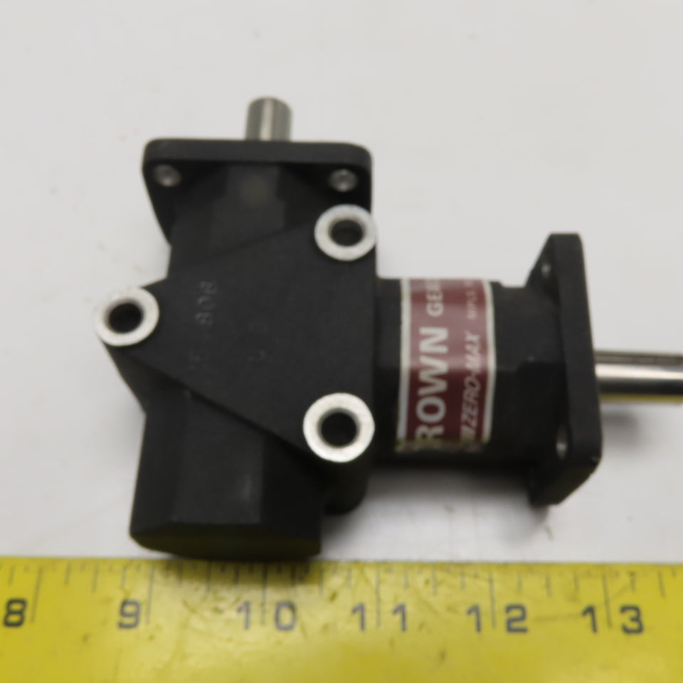 Zero-Max 154806 1:1 Ratio Crown Right Angle Gear Drive 1/2" Shaft