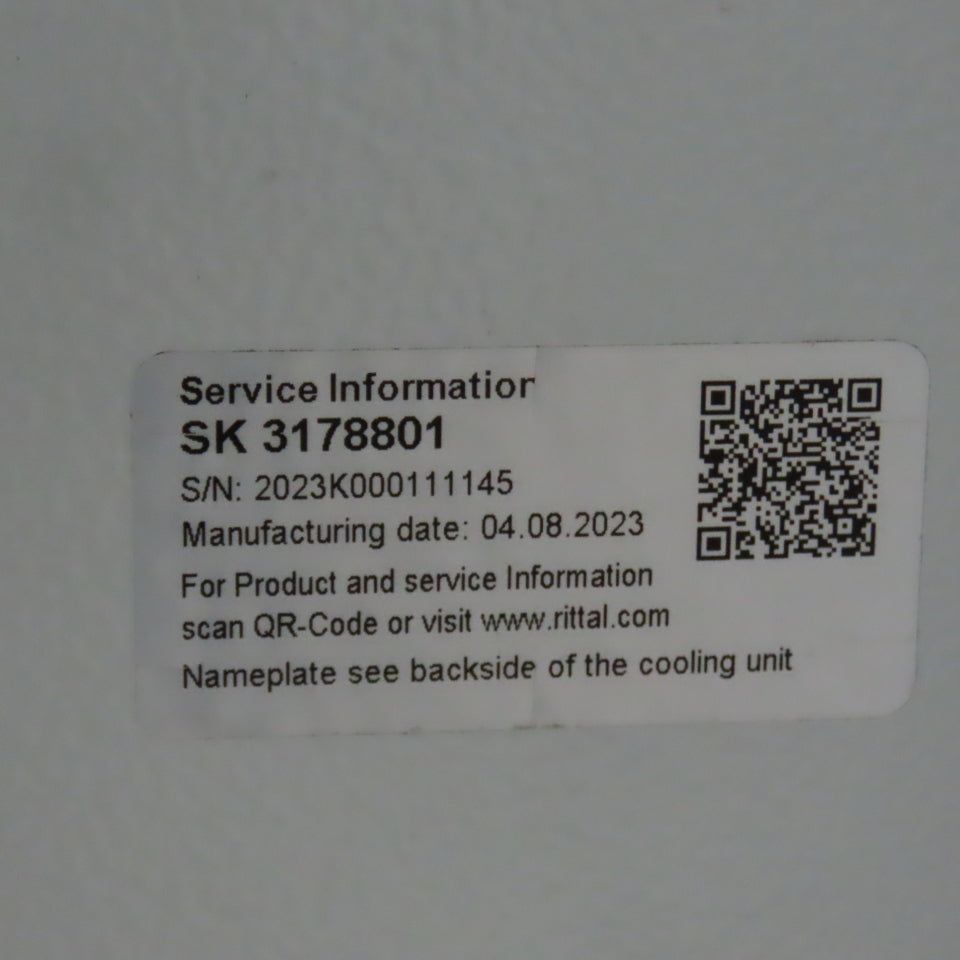 Saginaw SCE-66ST2626WS Enclosure Rittal SK 3178801 Cooling Unit + 26" Monitor