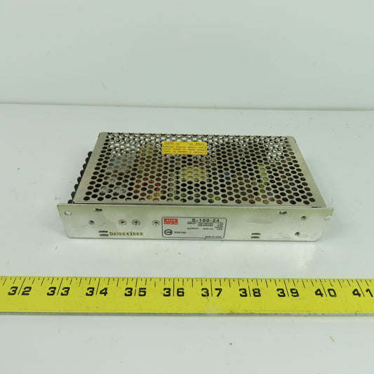 Mean Well S-100-24 Enclosed Switching Power Supply 24V Output 100-240VAC Input