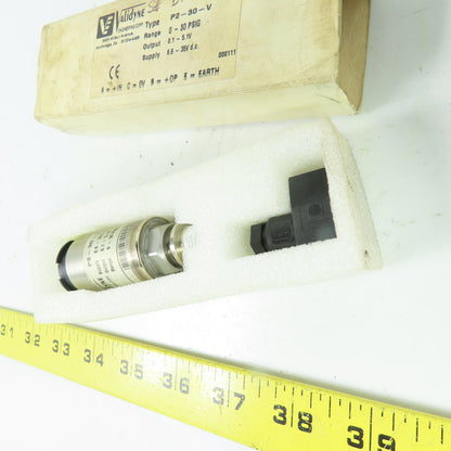 Validyne Engineering Corp P2-30-V 0-30 PSIG Pressure Transducer 0.1-5.1V Output