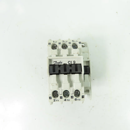 Danfoss 037H002132 CI 9 3-Pole Magnetic Contactor 20A 600V 440V Coil
