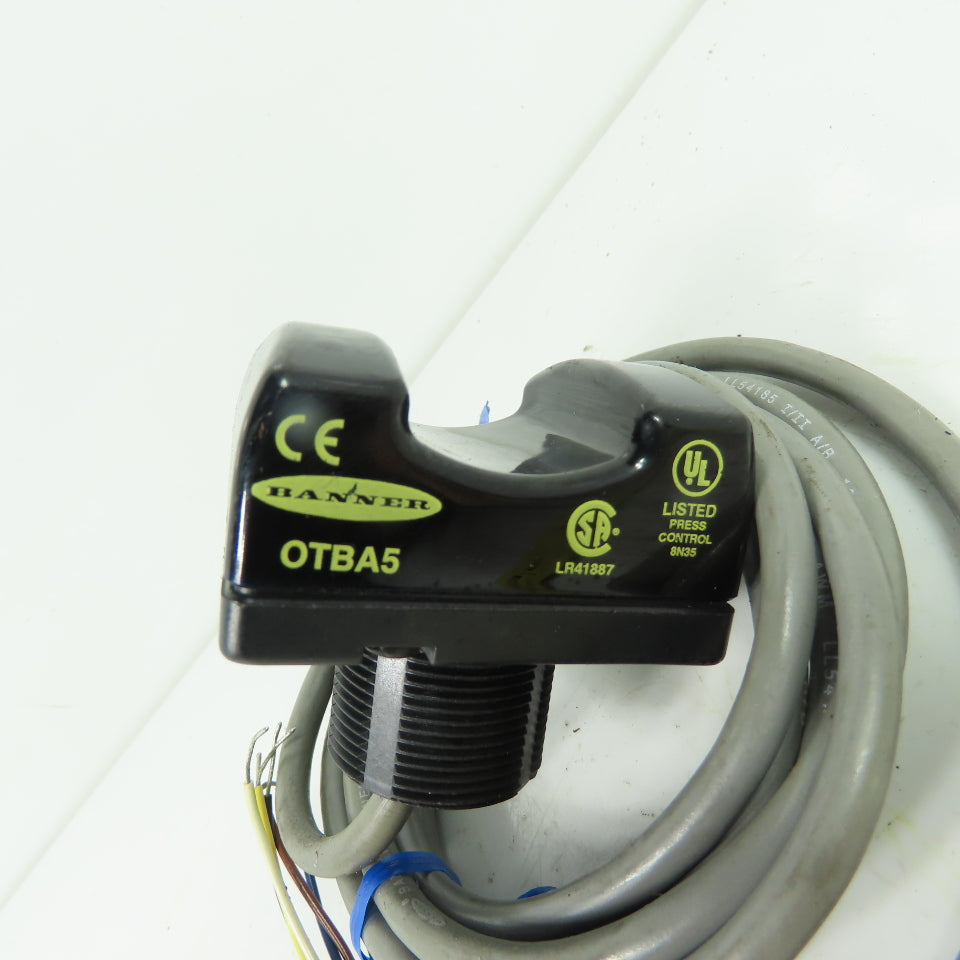 Banner OTBA5 Momentary Action Optical Touch Button 120VAC SPDT NEW