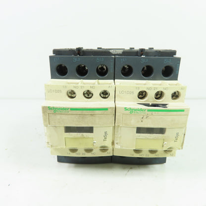 Schneider Electric LC2D25F7 TeSys 40A Reversing Contactor 110V Coil
