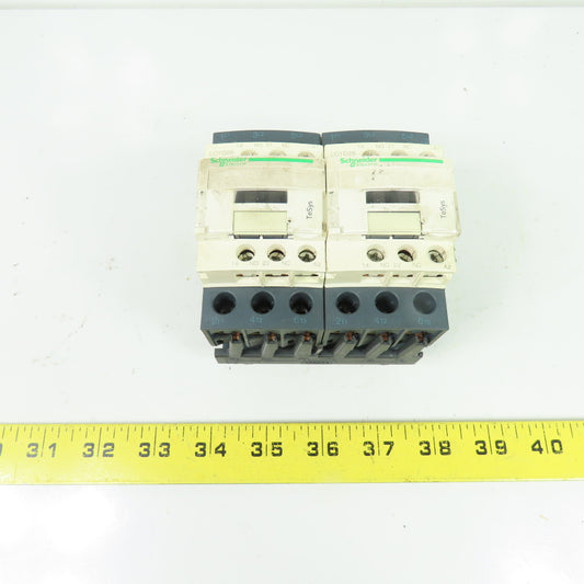 Schneider Electric LC2D25F7 TeSys 40A Reversing Contactor 110V Coil