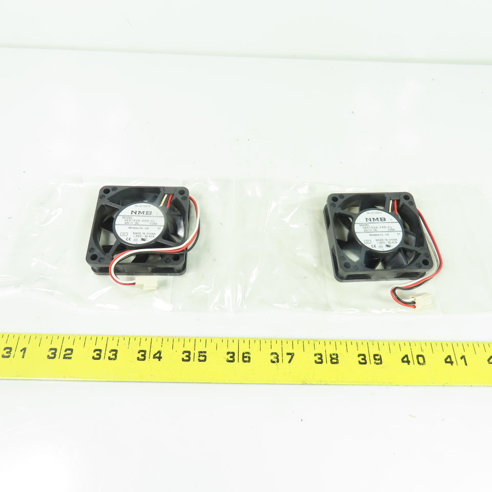NMB 06015VA-24N-CL Axial Cooling Fan 24VDC 0.09A NEW Lot Of 2
