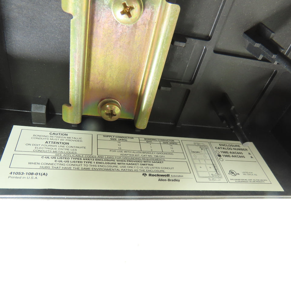 Allen-Bradley 109-C16KDS1C Type 4X Industrial Starter Plastic Housing Enclosure